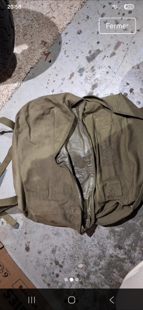 Sac militaire, Enlèvement ou Envoi, Armée de terre, Autres types