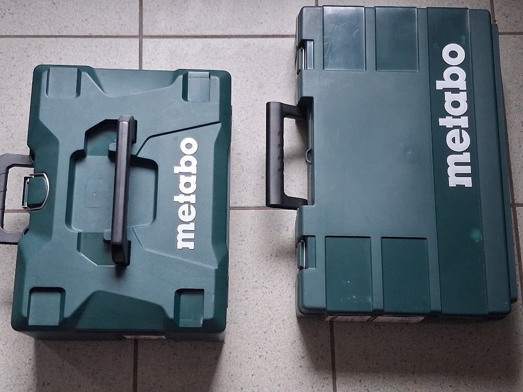 METABO ACCU DECOUPEERZAAG EN KLOPSCHROEFMACHINE, Ophalen, Gebruikt
