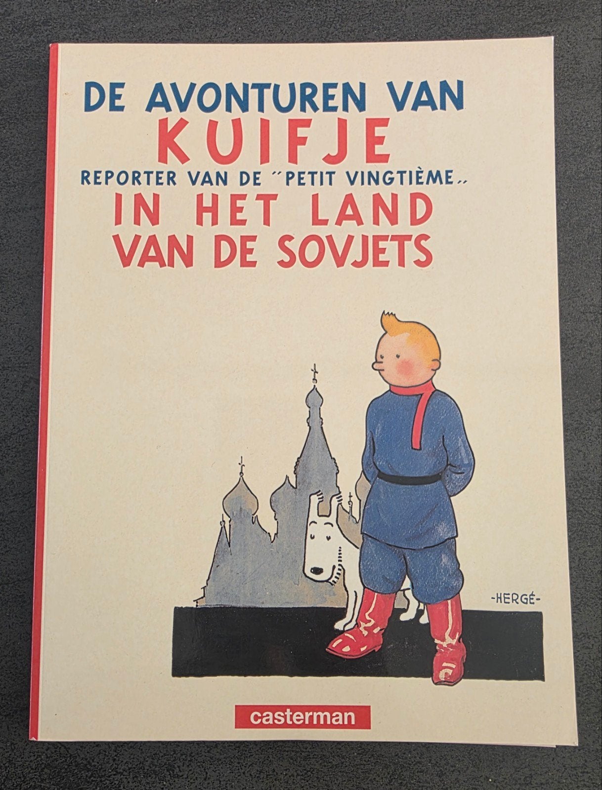 Strip: Herge:  Kuifje in het land van de sovjets, Boeken, Stripverhalen, Ophalen of Verzenden, Zo goed als nieuw
