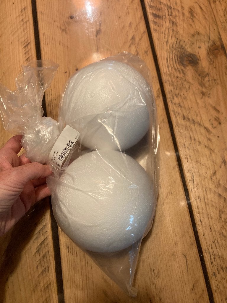 2 isomo bollen - diameter 12 cm, Hobby en Vrije tijd, Ophalen, Nieuw