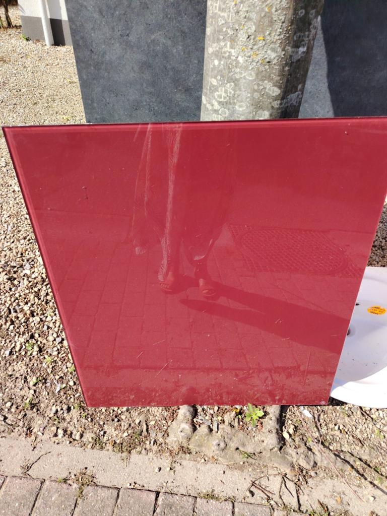 pkafousseur bordeaux en verre, Maison & Meubles, Cuisine | Éléments de cuisine, Moins de 25 cm, Moins de 100 cm, Rouge, Enlèvement