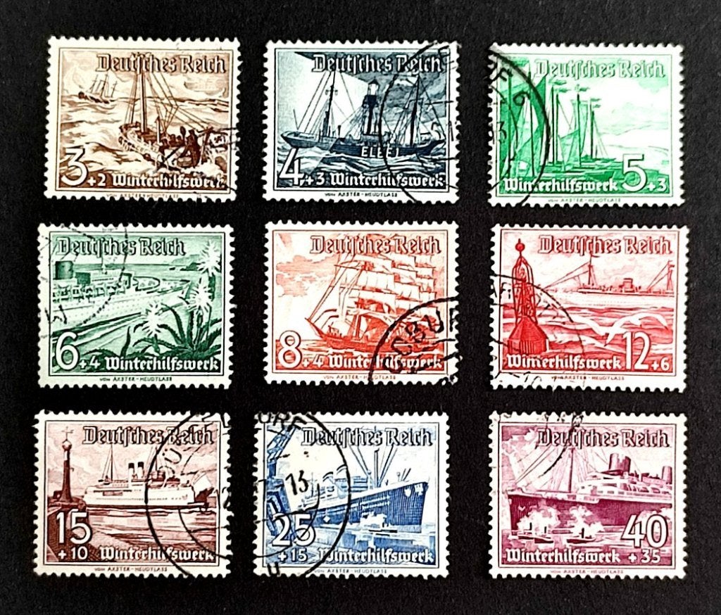 Deutsches Reich: Winterhilfswerk 1937 COMPLEET!, Postzegels en Munten, Ophalen of Verzenden, Overige periodes, Gestempeld