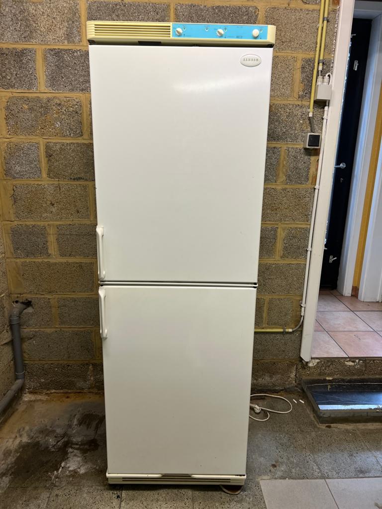 Frigo + Congélateur Zanker blanc - dispo de suite, Enlèvement