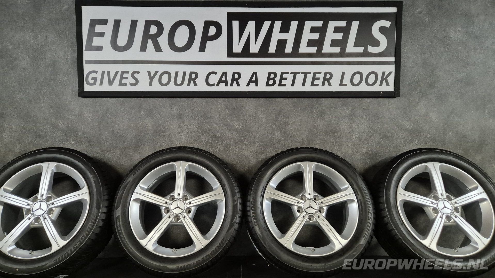 17 inch Mercedes W177 W247 C118 velgen winterbanden, Auto-onderdelen, Banden en Velgen, Gebruikt, -, -, Banden en Velgen