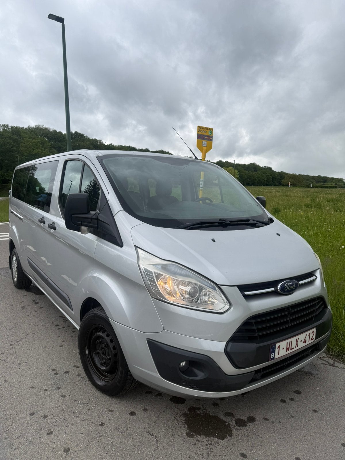 MINIBUS FORD TRANSIT CUSTOM L2H1 ANNÉE 2013, Autos, Euro 5, 4 portes, Autres couleurs, Diesel