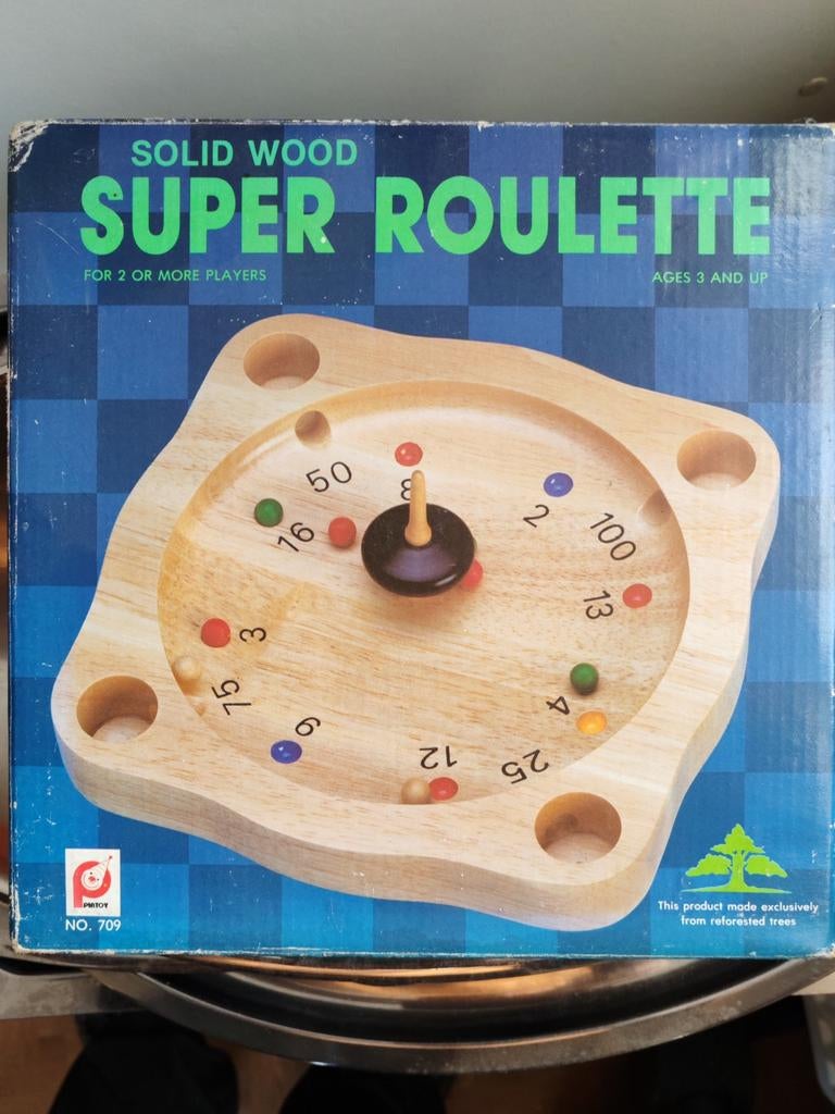 Jeu en bois (roulette)