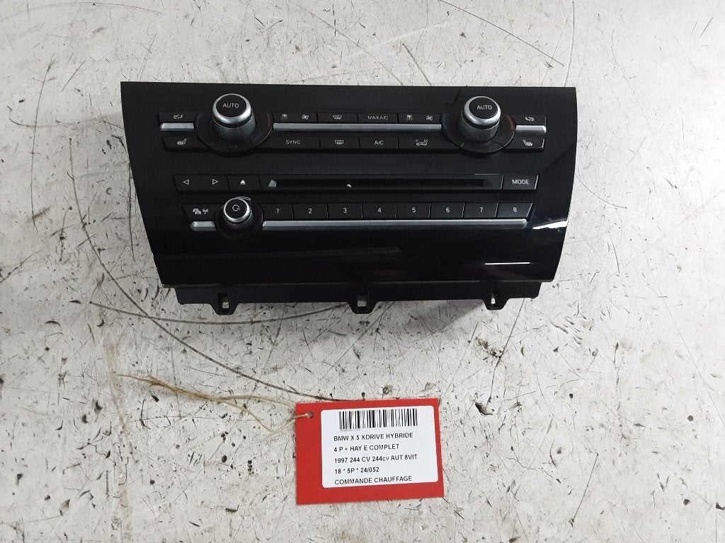 PANNEAU DE COMMANDE CHAUFFAGE CLIMATISATION BMW X5 (F15), Autos : Pièces & Accessoires, Utilisé, BMW, Petuelring 130
80809  München, DE