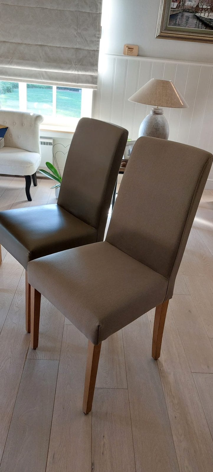 Stoelen eetkamer, Maison & Meubles, Comme neuf, Enlèvement, Cinq, Six Chaises ou plus, Cuir