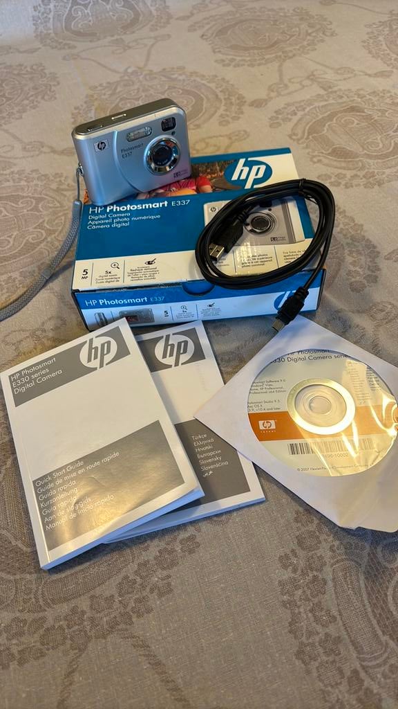 Digitale Camera HP, TV, Hi-fi & Vidéo, Appareils photo numériques, 4 à 7 fois, 5 Mégapixel, Compact, Comme neuf