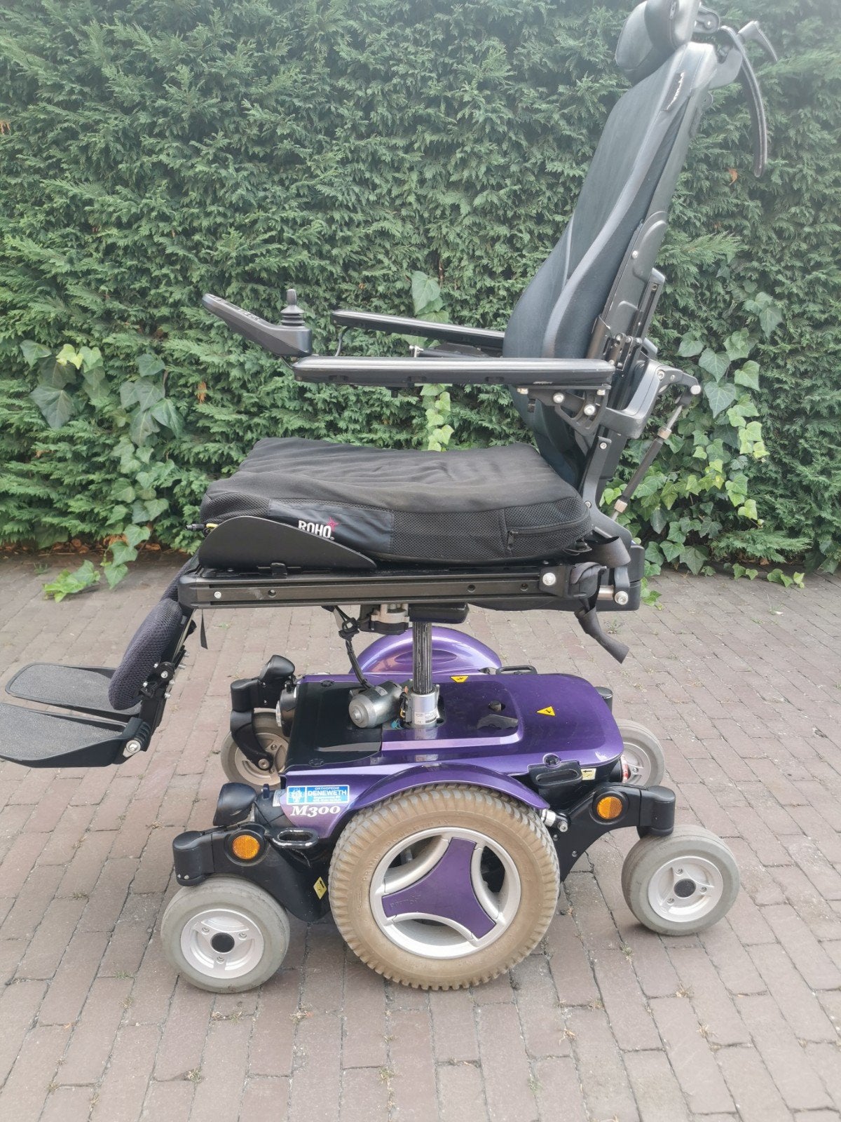 fauteuil roulant électrique Permobiel M300 agréable info 048, Enlèvement ou Envoi, Pliant, Comme neuf, Fauteuil roulant électrique