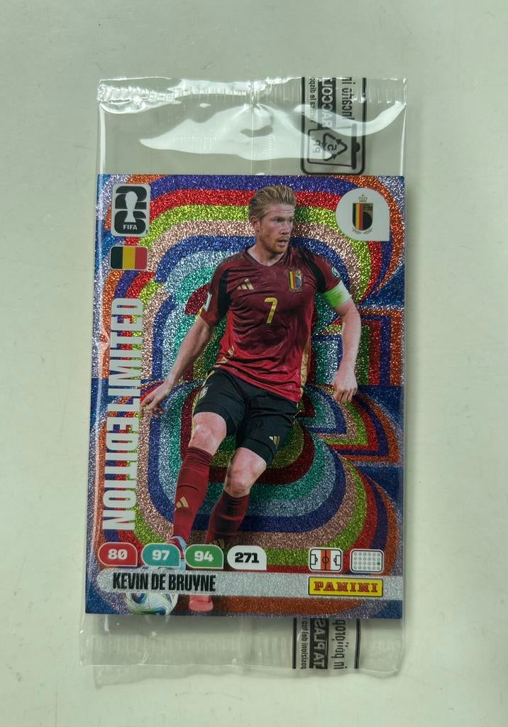 Panini Fifa world cup 2026 Limited edition Kevin De Bruyne, Ophalen of Verzenden, Nieuw, Plaatje