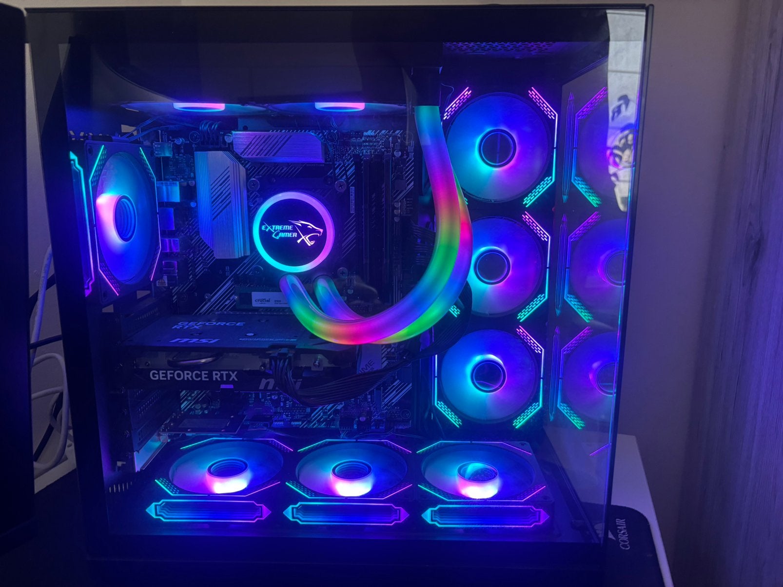 Gaming setup te koop met krachtige pc, Computers en Software, Desktop Pc's, 32 GB, Zo goed als nieuw, Gaming pc, AMD Ryzen 7