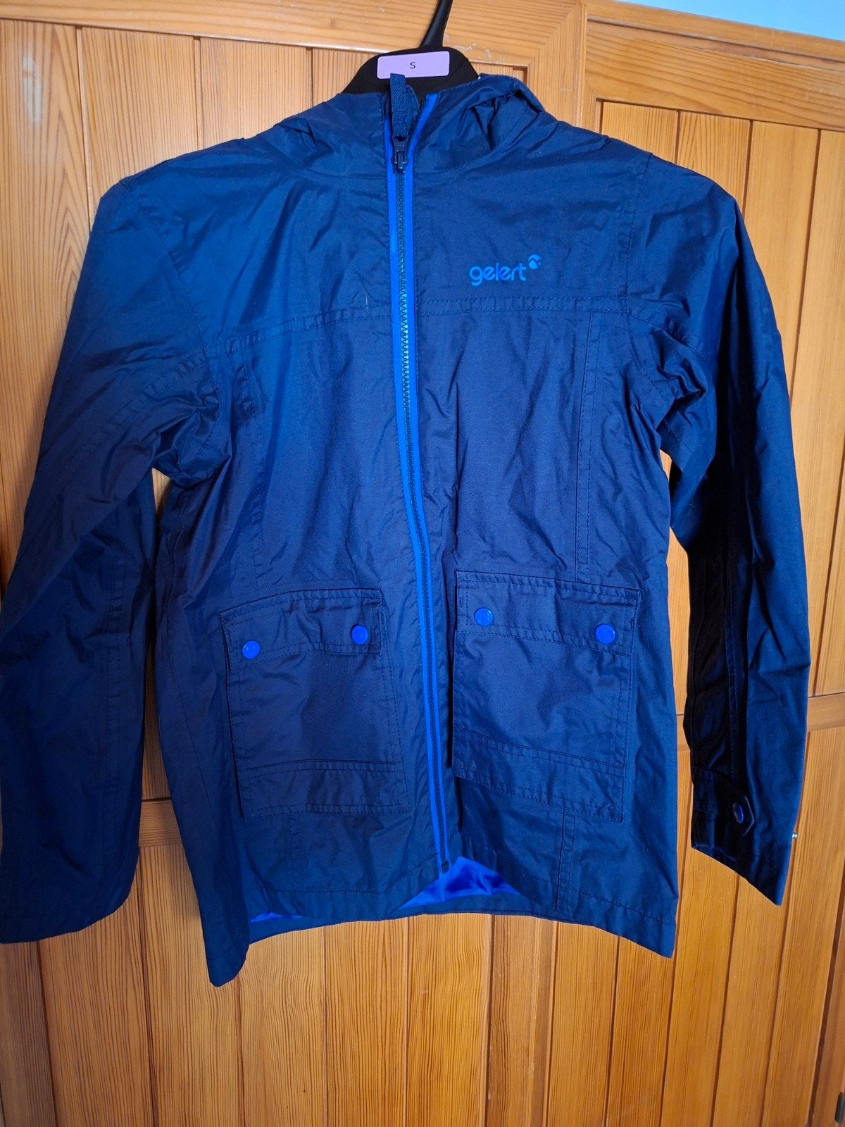 Veste de pluie bleue, taille 11-12 ans, GELERT, comme neuve, Enlèvement