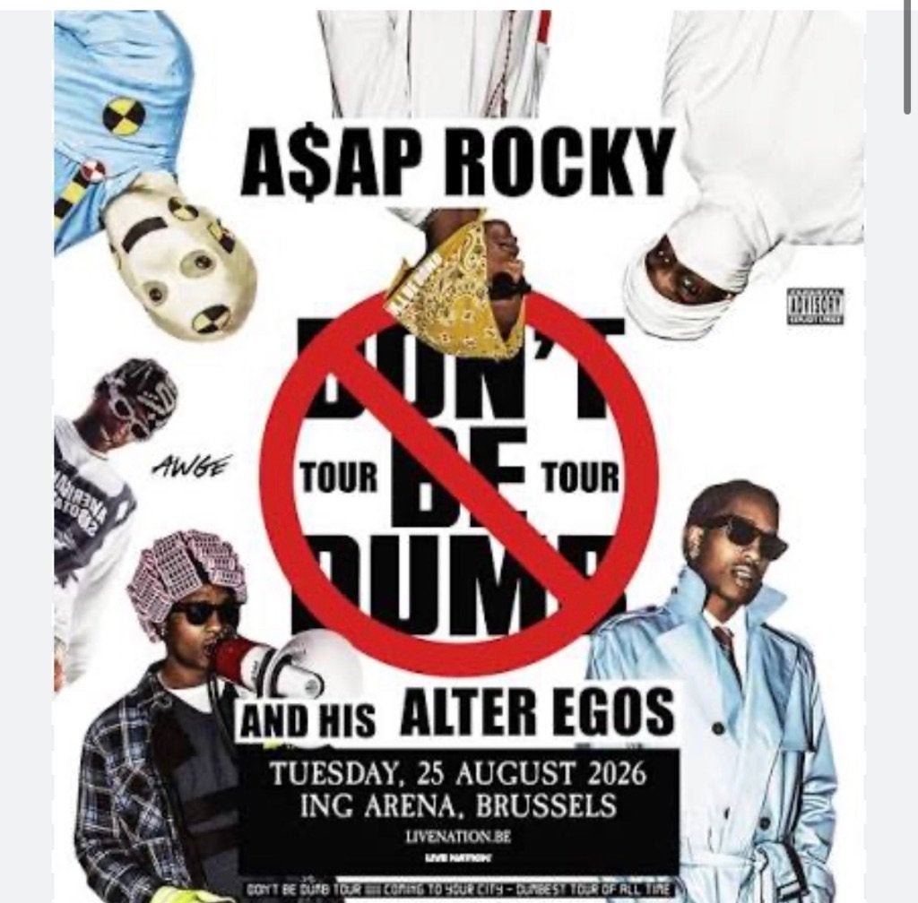 Billets pour A$AP ROCKY ING Arena 25/8, Tickets & Billets, Deux personnes, Août