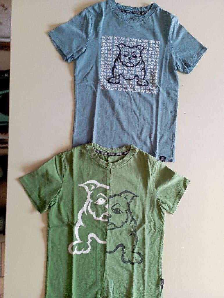 9 T-shirts met korte mouwen maat 140, Kinderen en Baby's, Kinderkleding | Maat 140, Ophalen of Verzenden, Zo goed als nieuw, Shirt of Longsleeve