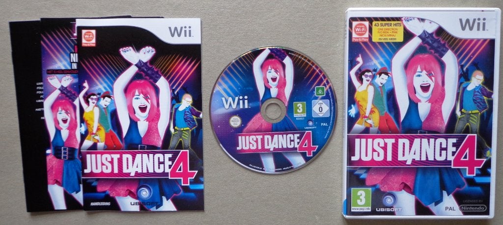 Just Dance 4 voor de Nintendo Wii Compleet, Consoles de jeu & Jeux vidéo, Enlèvement ou Envoi, Comme neuf, Musique