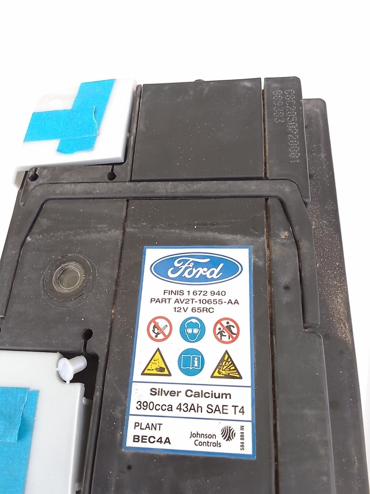 la batterie pour Ford KA ou Fiesta doit être rechargée, Ford