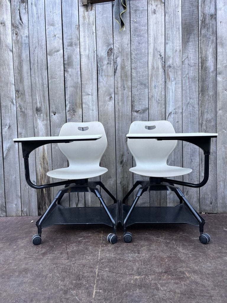 chaises de bureau multifonctions (24 en stock), Maison & Meubles, Bois, Enlèvement ou Envoi, Blanc, Multifunctionele deskchairs