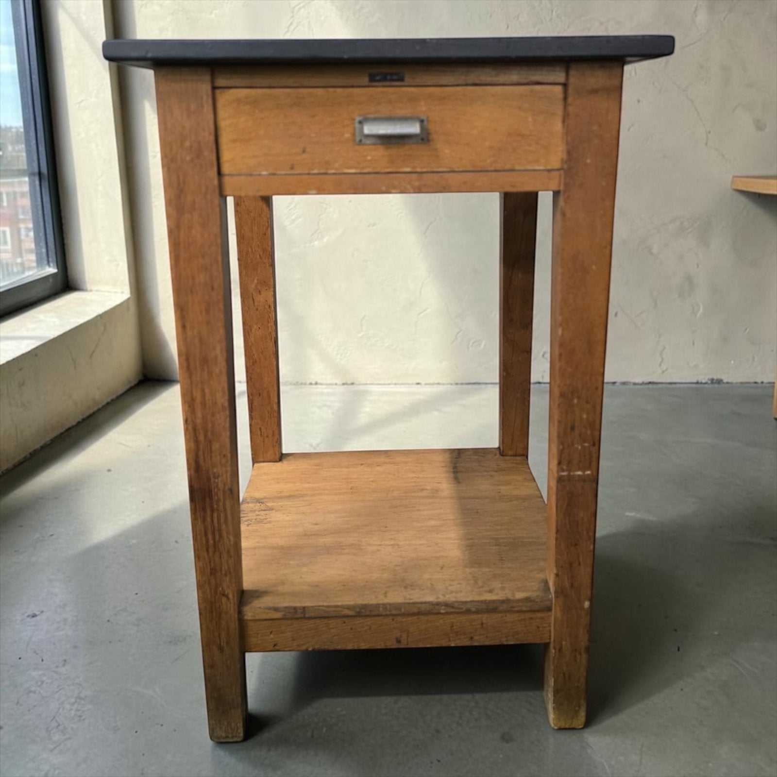 Table d'appoint vintage en bois, Enlèvement ou Envoi, Utilisé