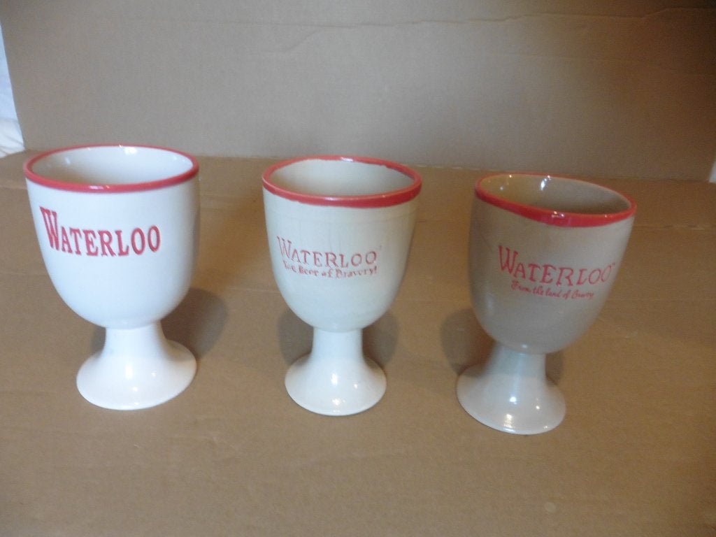 waterloo kelk, Verzamelen, Ophalen of Verzenden, Zo goed als nieuw, Bierglas