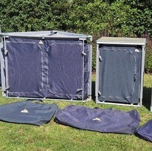 Kampeerkasten samen (€ 175,00) of apart te koop (zie info), Ophalen