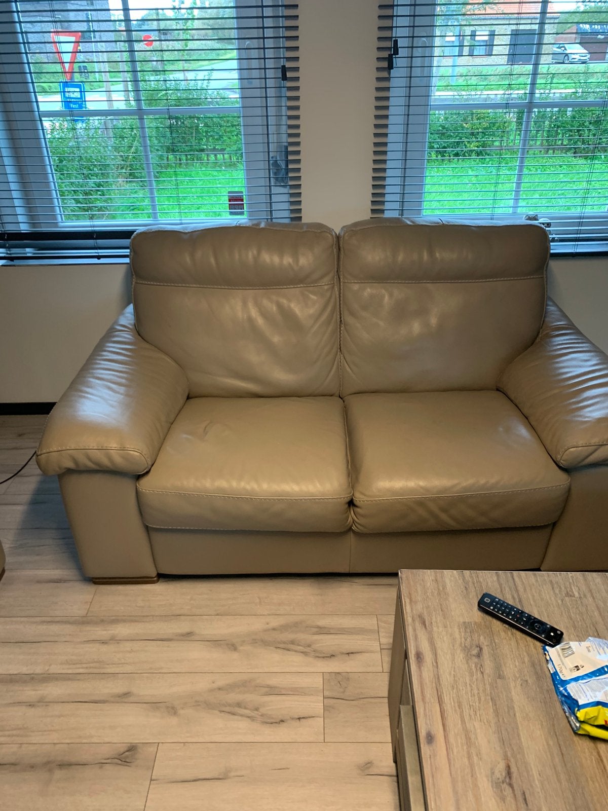 Natuzzi leder zetels , salon , met elektrische relax, Enlèvement, Utilisé, Cuir