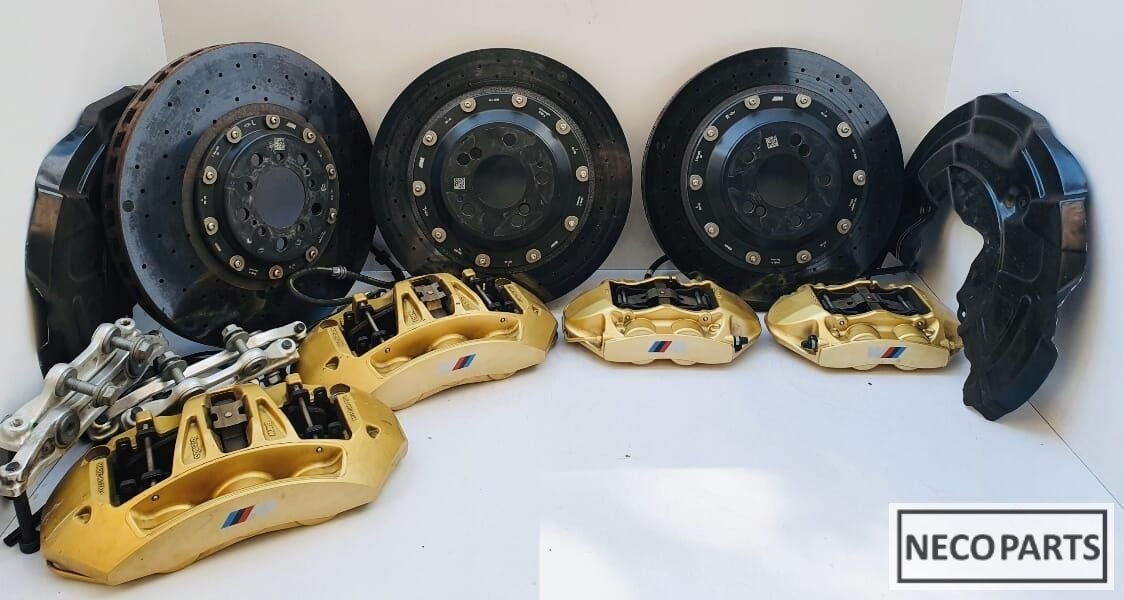 BMW M3 M4 F80 F82 KERAMISCHE REMMEN REM REMKLAUWEN SCHIJVE, Auto-onderdelen, Gebruikt, -, -, Ophalen of Verzenden