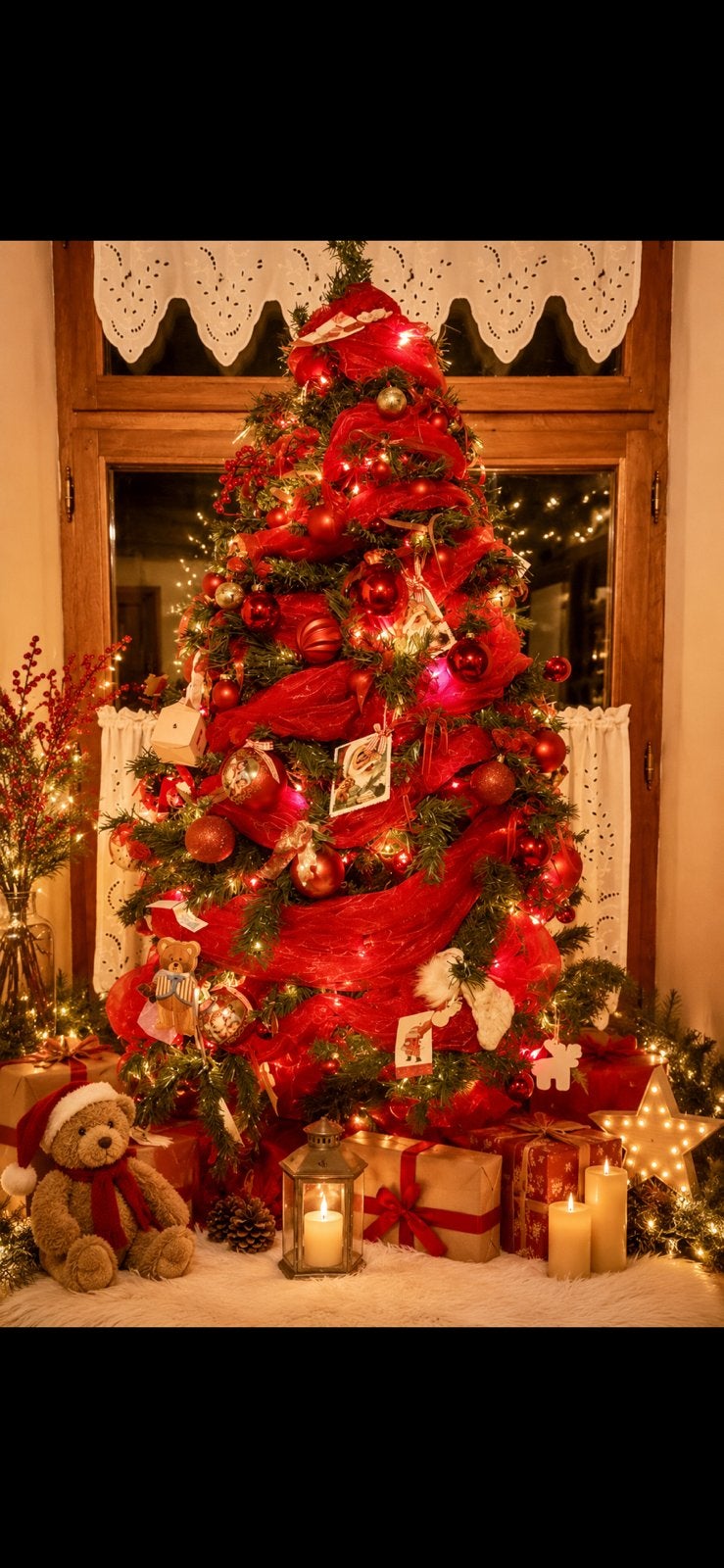 À vendre sapin de Noël avec ses décorations, Enlèvement, Comme neuf