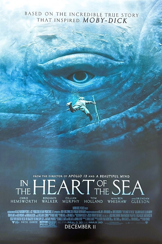 Originele filmposter In the Heart of the Sea (2015), Verzamelen, Ophalen of Verzenden, Zo goed als nieuw, Film en Tv