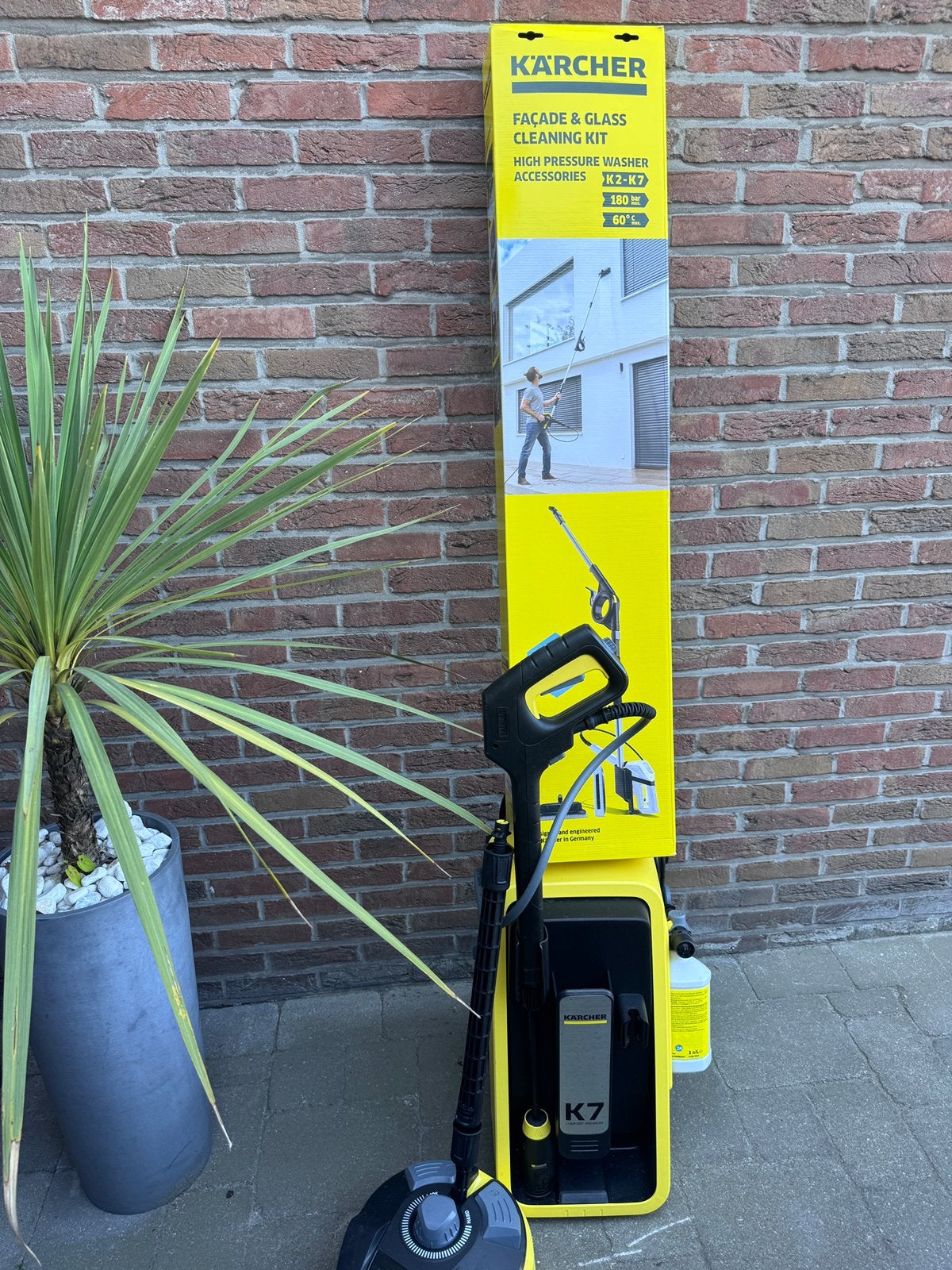 Lance télescopique Karcher K7 + 3,7 m Nouveau, Enlèvement, Comme neuf