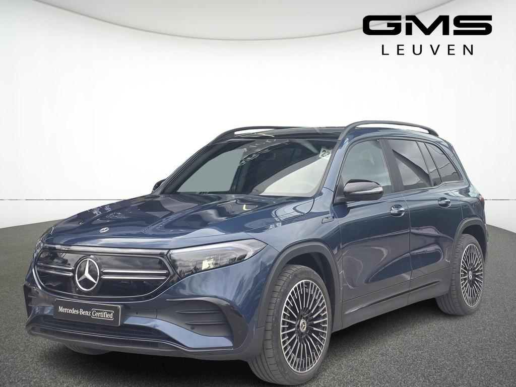 Mercedes-Benz EQB 300 4MATIC AMG Line 300 4MATIC AMG Line, Auto's, Mercedes-Benz, 2175 kg, Gebruikt, Blauw, 67 kWh