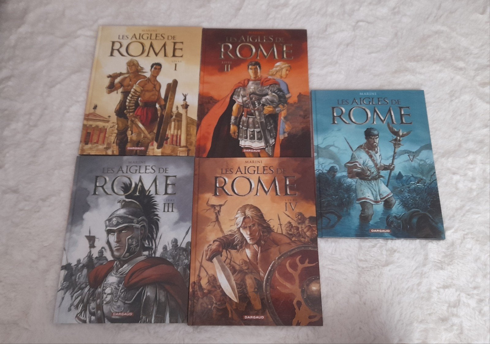 Lot de BD / Les aigles de Rome ( Marini ), Livres, BD, Plusieurs BD, Comme neuf, Enrico Marini, Enlèvement