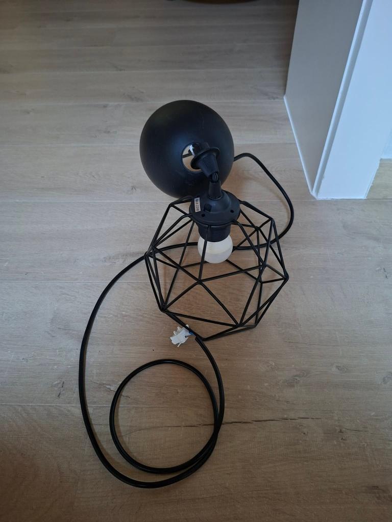 Ikea : plafonnier noir, Maison & Meubles, Enlèvement ou Envoi, Utilisé, Métal