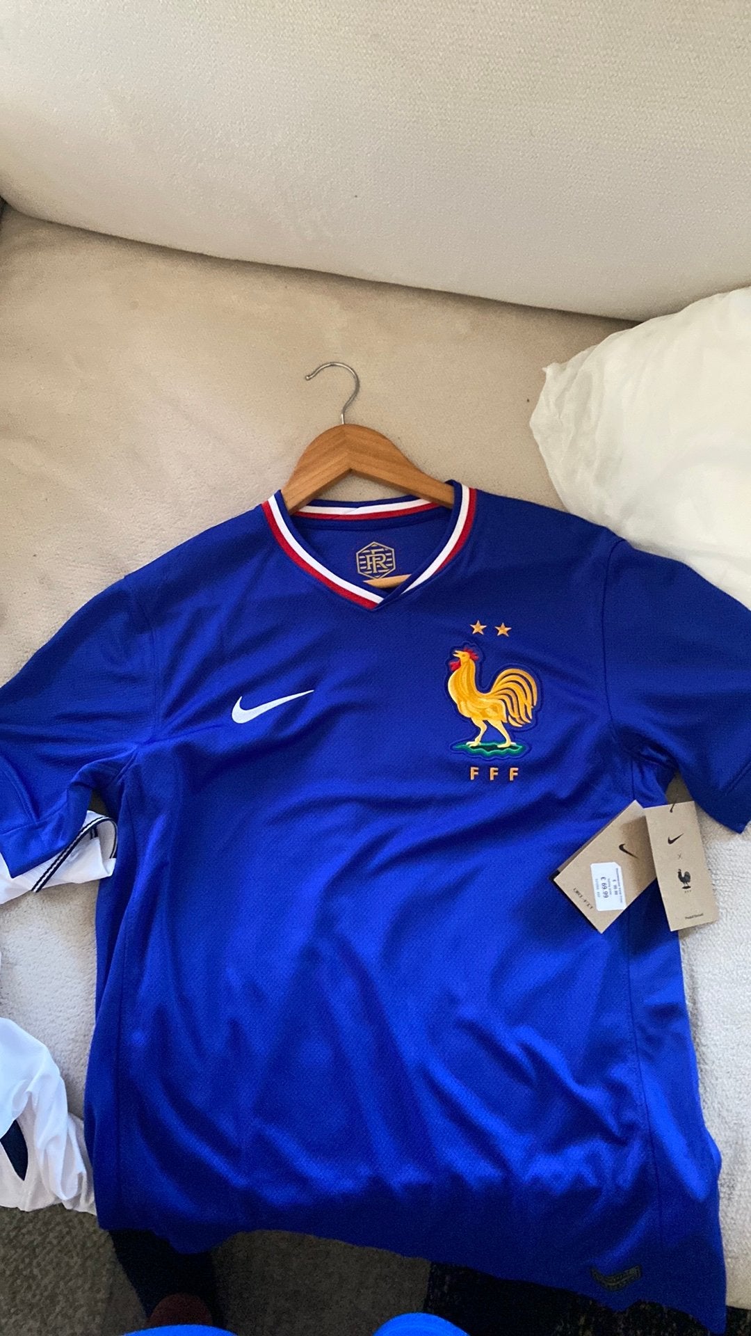Orginal france t-shirt M, Sport en Fitness, Voetbal, Maat M, Ophalen of Verzenden, Zo goed als nieuw, Shirt