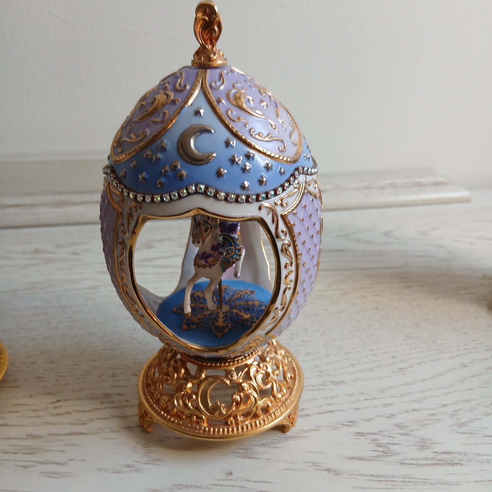 Faberge franklin mint eitje met muziek, Ophalen of Verzenden