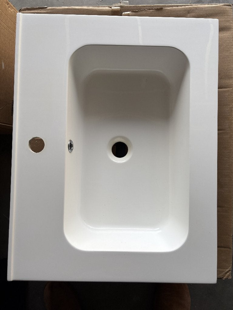Lavabo X2O Linie Vano 60x46 cm, Ophalen, 50 tot 100 cm, Zo goed als nieuw, Minder dan 100 cm