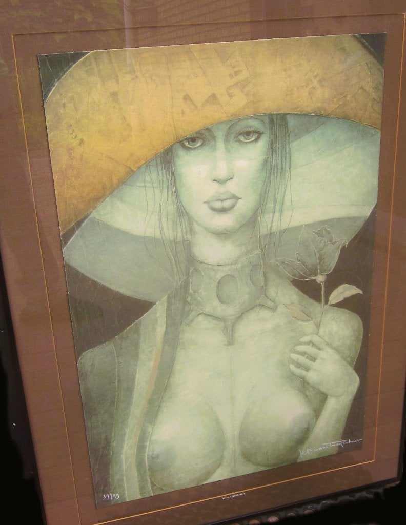 "Lady with yellow Hat" - Jef Van Tuerenhout, Ophalen