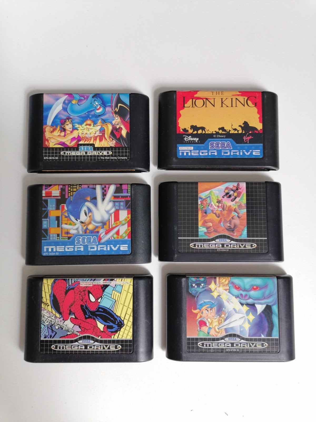 6 Sega Mega Drive-spellen, Games en Spelcomputers, Ophalen of Verzenden, Mega Drive