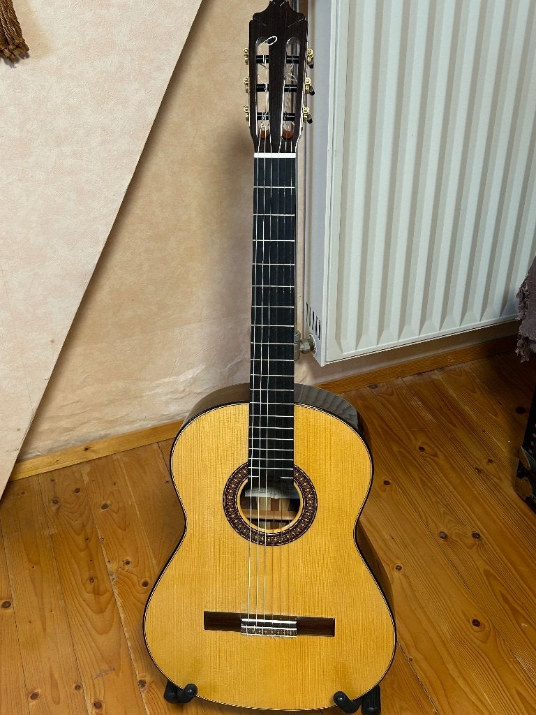 Flamenco negra gitaar Jose Salinas, Muziek en Instrumenten, Ophalen, Zo goed als nieuw, Klassieke of Spaanse gitaar