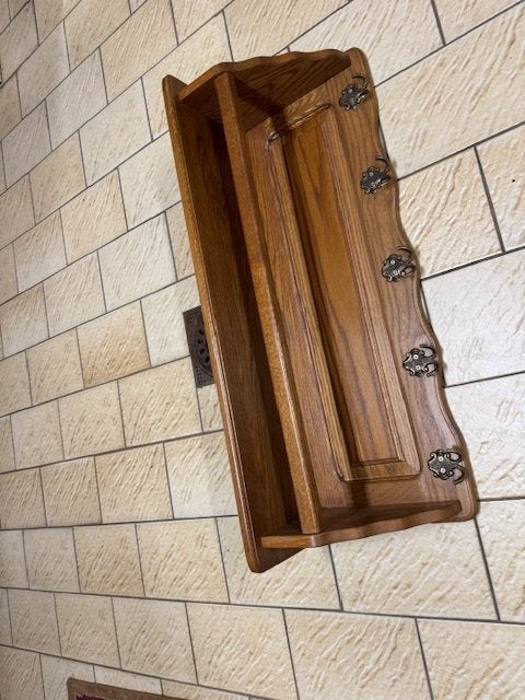 Houten kapstok, Ophalen, Zo goed als nieuw, Hout, Wandkapstok