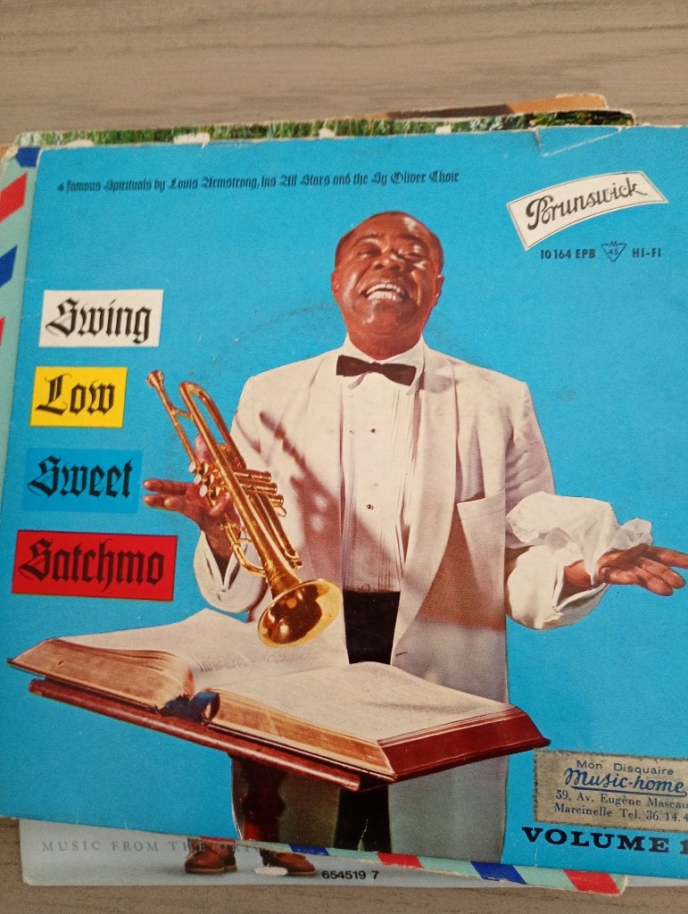 Louis Armstrong - EP Swing low , sweet chariot, EP, Enlèvement ou Envoi, 7 inch, Utilisé