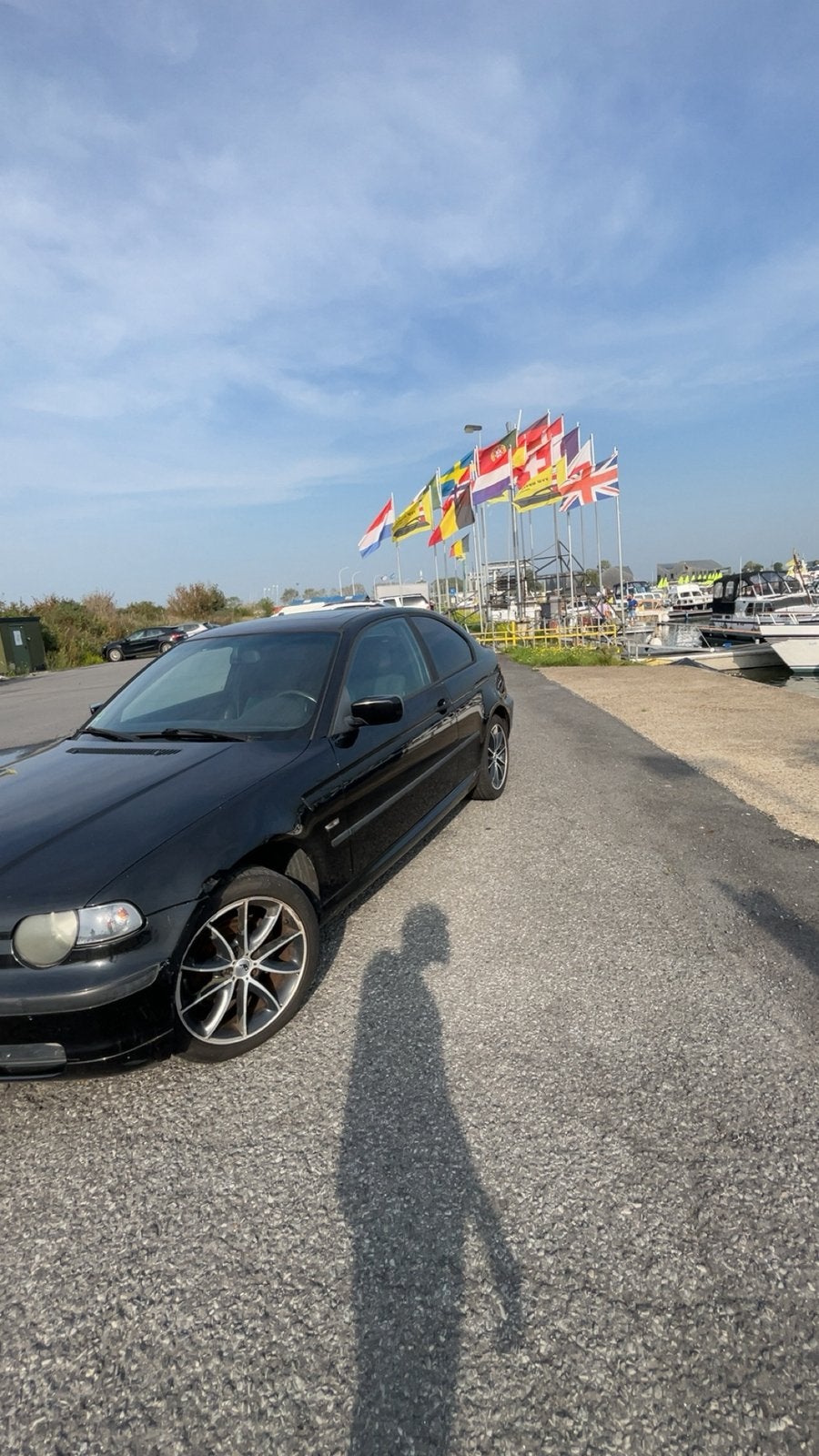 Te koop: BMW 316i compact E46 faclift, Auto's, Zwart, Handgeschakeld, Particulier, Te koop