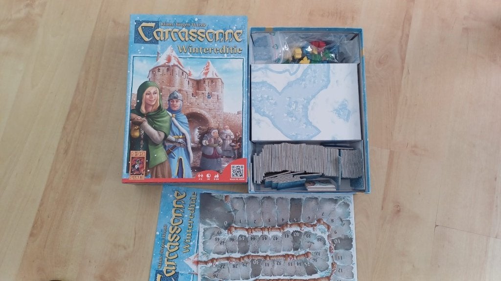 bordspel nieuw Carcassonne Winter + peperkoekman 999, Hobby en Vrije tijd, Gezelschapsspellen | Bordspellen, Een of twee spelers