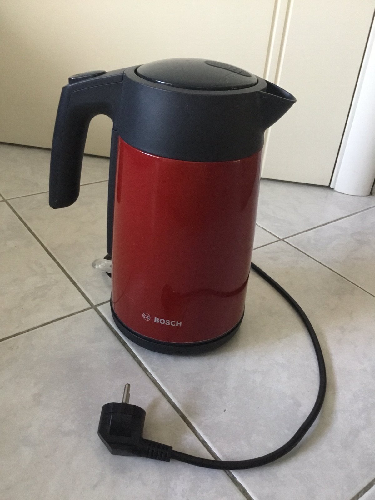 Waterkoker 1,7liter Bosch werkende staat, Verzenden, Zo goed als nieuw