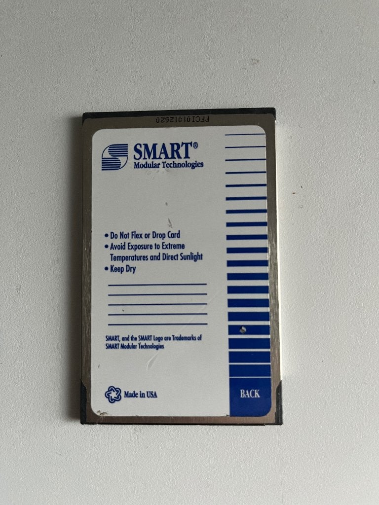 Smart pcmcia flash memory card 20mb, Ophalen of Verzenden