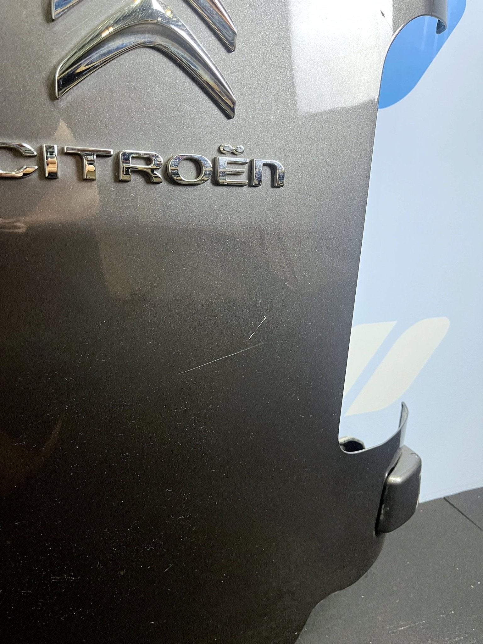 Achterdeur rechts Citroen Jumpy donkergrijs EVL 9808472080, Arrière, -, Haillon arrière, Utilisé