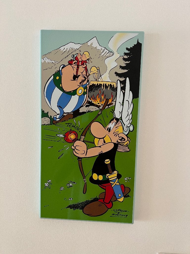 Plaque émaillée Astérix, Enlèvement ou Envoi, Comme neuf
