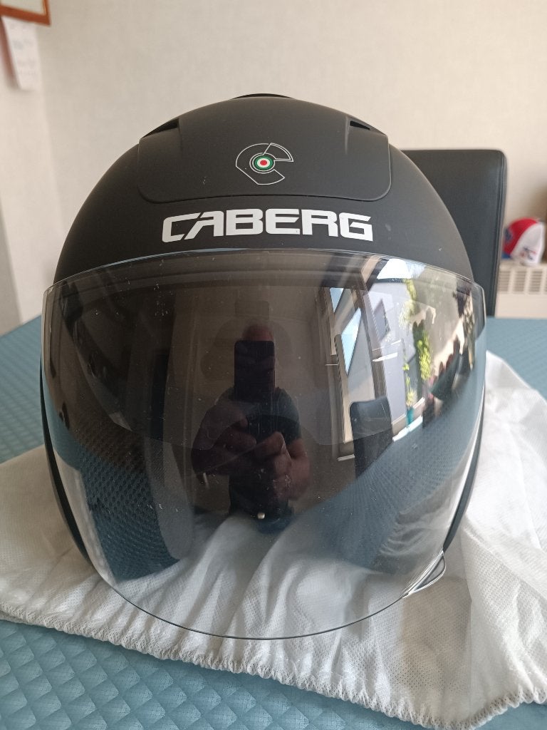 Casque CABERG neuf, Motos, Enlèvement, S, Casque jet, Caberg