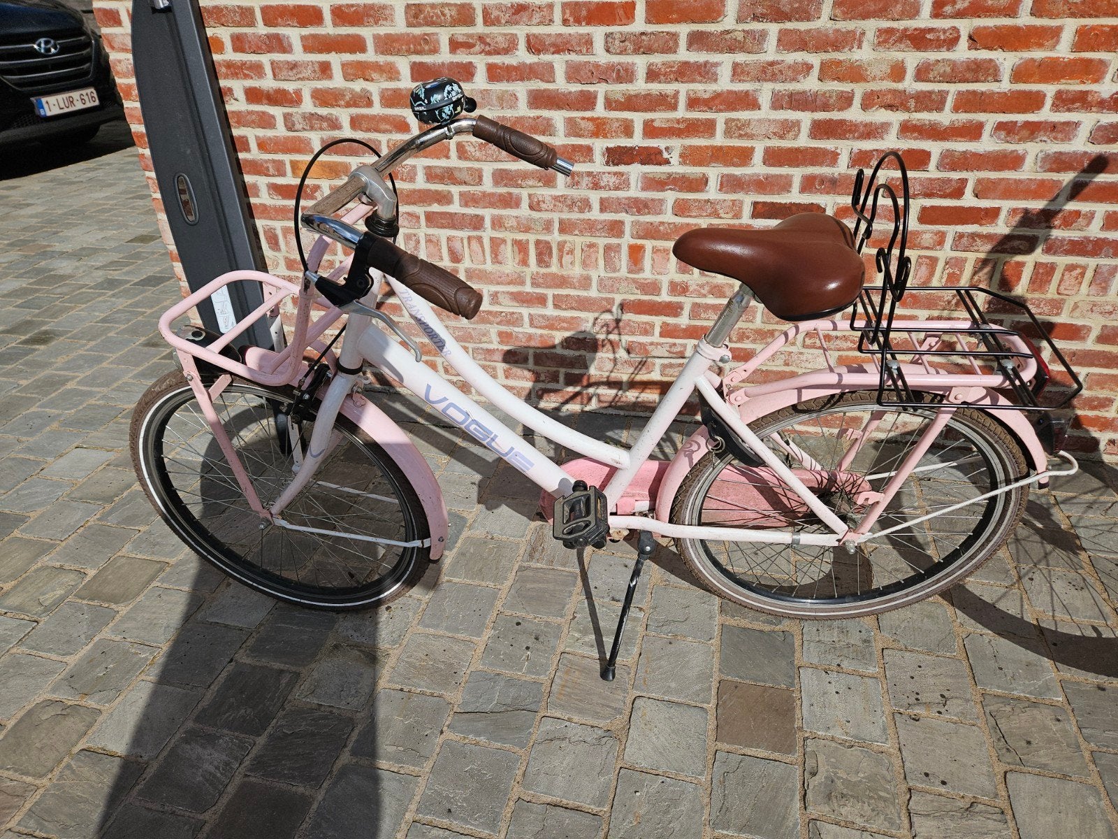 leuke meisjes kinderfiets 8-12 jaar, Ophalen, Gebruikt, Terugtraprem