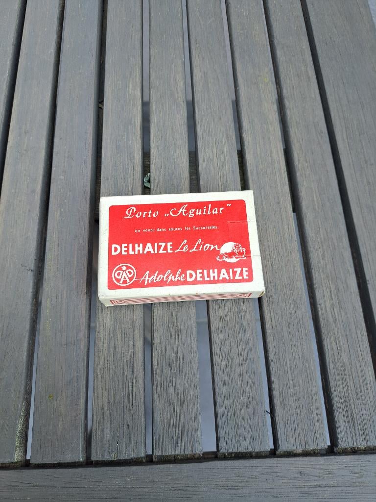 Delhaize Le Lion oude speelkaarten, Verzamelen, Merken en Reclamevoorwerpen, Ophalen of Verzenden, Gebruikt, Verpakking